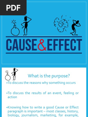 Cause and Effect Paragraphs