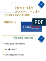 Slideshare - VN Bao Cao Tieu Luan Phan Tich Ma Tran Swot Cua Cong Ty Vien Thong Mobifone