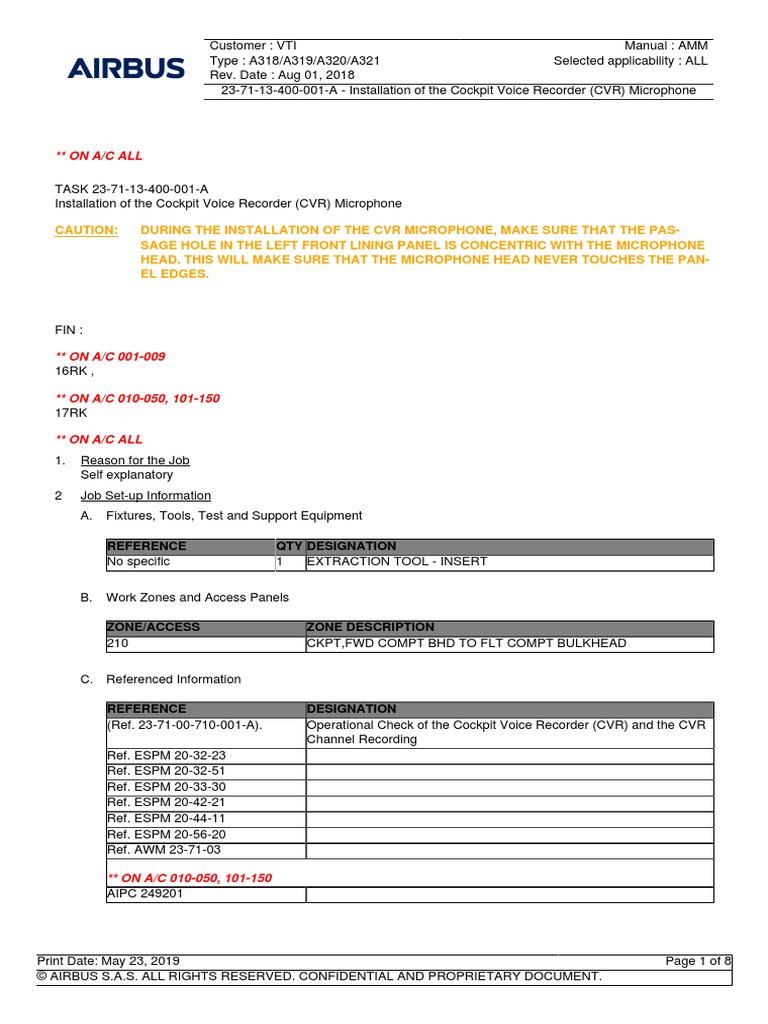 CVR | PDF | Electrical Connector | Airbus