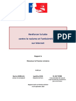 Rapport Visant A Renforcer La Lutte Contre Le Racisme Et Lantisemitisme Sur Internet - 20.09.18