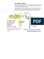 Fuente Para Cuatro LED de 3 Watt