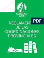 Reglamento de Las Coordinaciones Provinciales