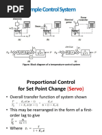 Transient Response of Simple Control System