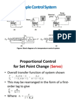 Temperature Control System Guide: P, PI Controller Design & Response