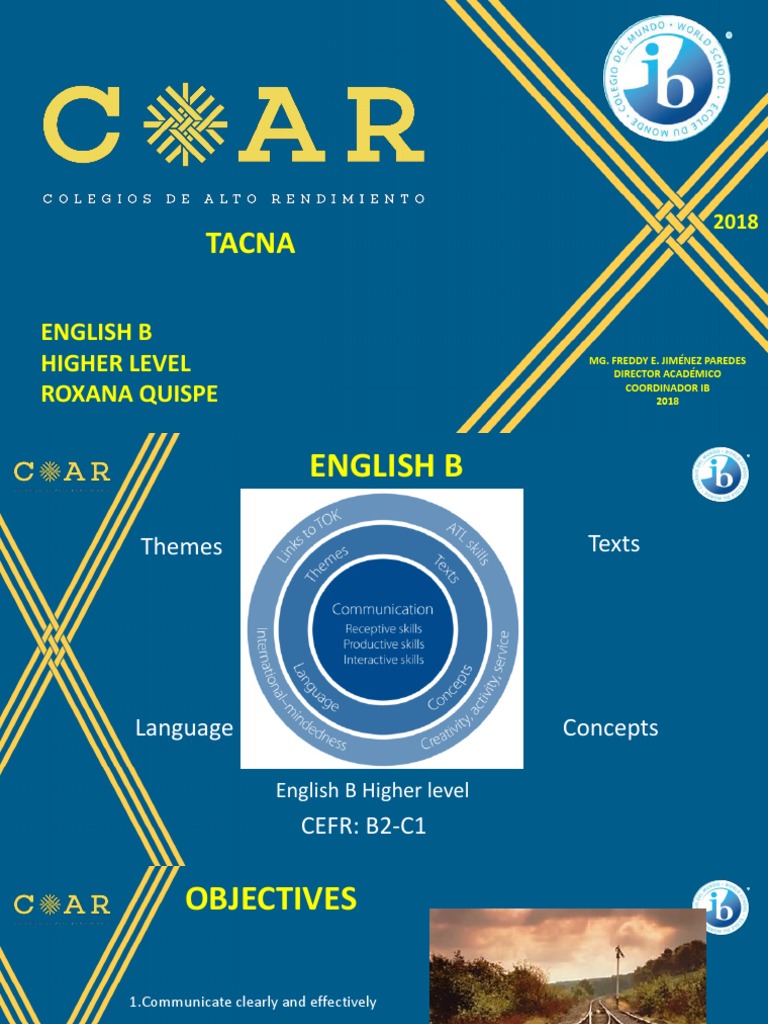 English B HL Course Presentation | PDF