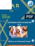 Tacna: English B Extended Essay Roxana Quispe
