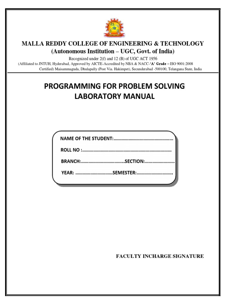 C Programming Manual | PDF | C (Programming Language) | Matrix