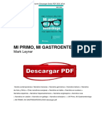 Libro Mi Primo Mi Gastroenterologo Mark Leyner PDF Gratis OTc4ODQ5NDA1MjkzNC8yMTAxMzQ5