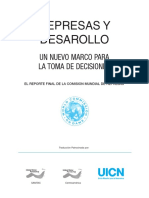 Informe Comision Mundial de Represas 2000