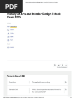 History of Arts and Interior Design - Mock Exam 2015 Flashcards - Quizlet