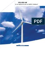 Catalogo Del Aerogenerador Vestas V52 850 KW PDF