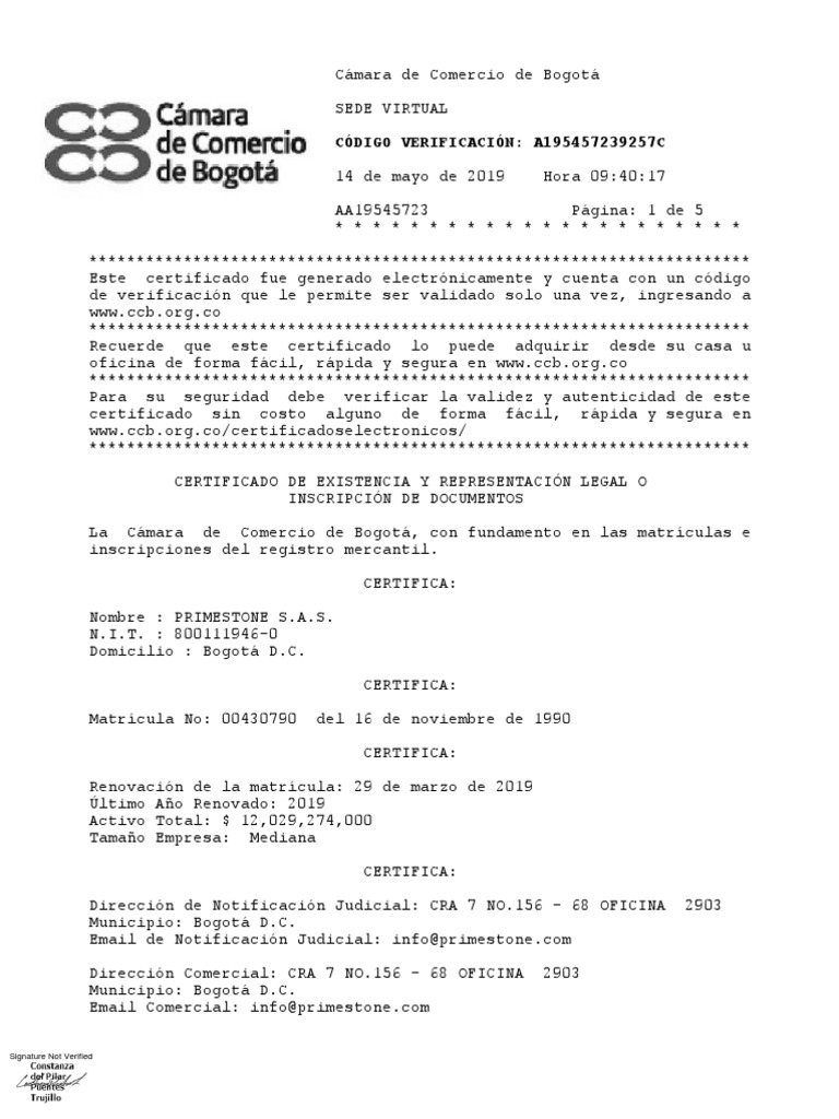Cómo Descargar El Certificado De Cámara De Comercio – VTDQ