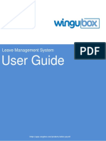 User Guide: Leave Management System