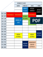 Horario de Clases