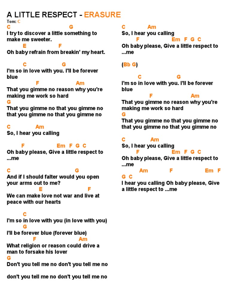 A Little Respect Erasure PDF