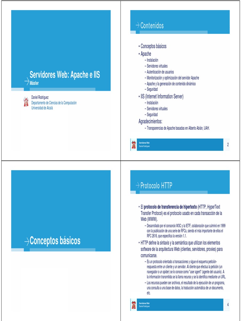 ServidoresWeb4x1 PDF | PDF | Protocolo de Transferencia de Hipertexto ...