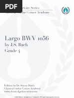 Largo BWV 1056