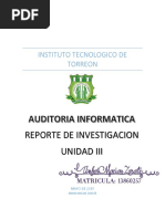 Reporte de Investigacion