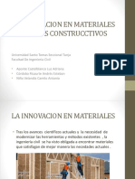 La innovación en materiales y sistemas constructivos