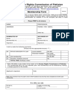 Human Rights Commission of Pakistan: Membership Form