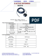 Gps Active Antennas: II LNA Specification