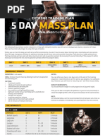 USN GAIN MASSIVE MUSCLE Training Plan PDF