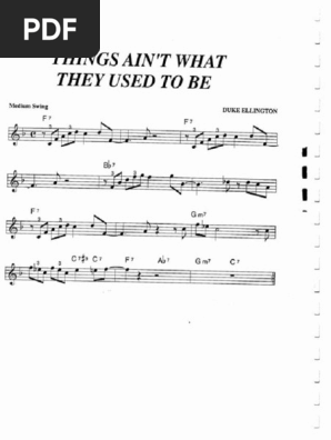 Things Ain't What They Used To Be-308 | PDF