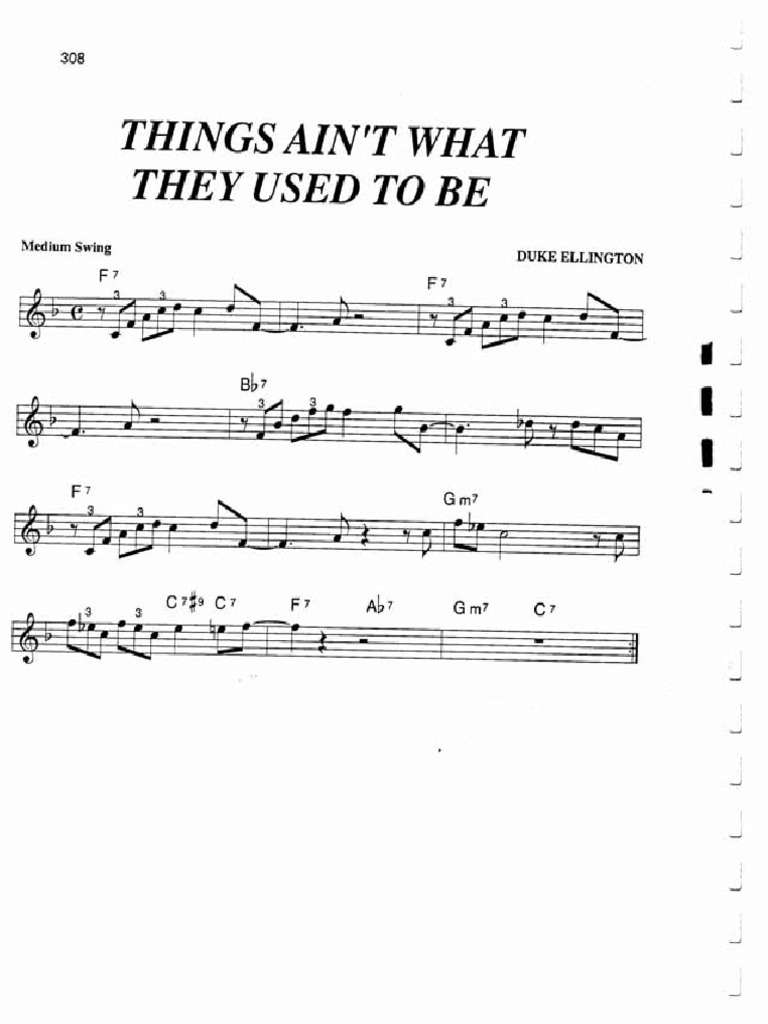 Things Ain't What They Used To Be-308 | PDF