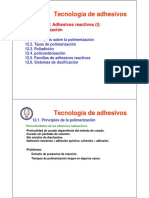 Sesion 12 - Adhesivos Reactivos I - Polimerizacion PDF