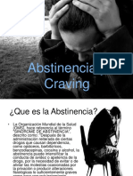Abstinencia y Craving