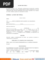 Modelo de Contestación Tutela Colombia | PDF | Derecho Constitucional ...