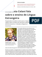 Antonieta Celani Fala Sobre o Ensino de Lingua Estrangeirapdf