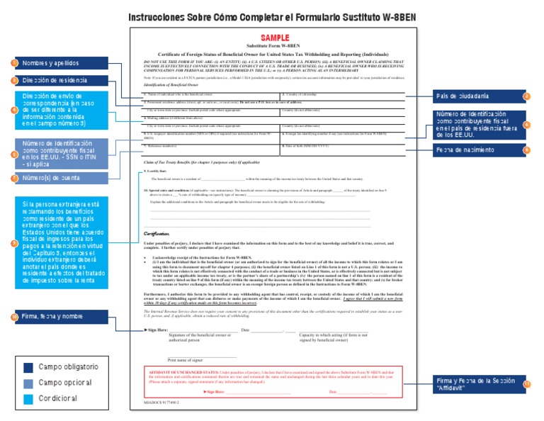 MB W8BEN Sample Form Instructions English Rev Mar2018-002 | Irs Tax