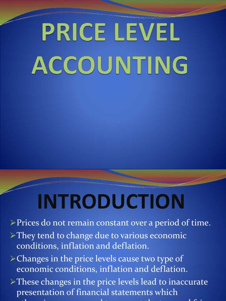 Price Level Accounting by Rekha 5212 PDF Historical Cost