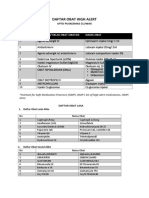 Daftar Obat High Alert