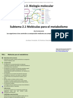 2 1 Moléculas para El Metabolismo