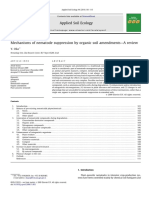 Mechanisms of Nematode Suppresion by Organic Soil Amendments PDF