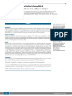 Up-Regulation of Platelet Activation in Hemophilia A