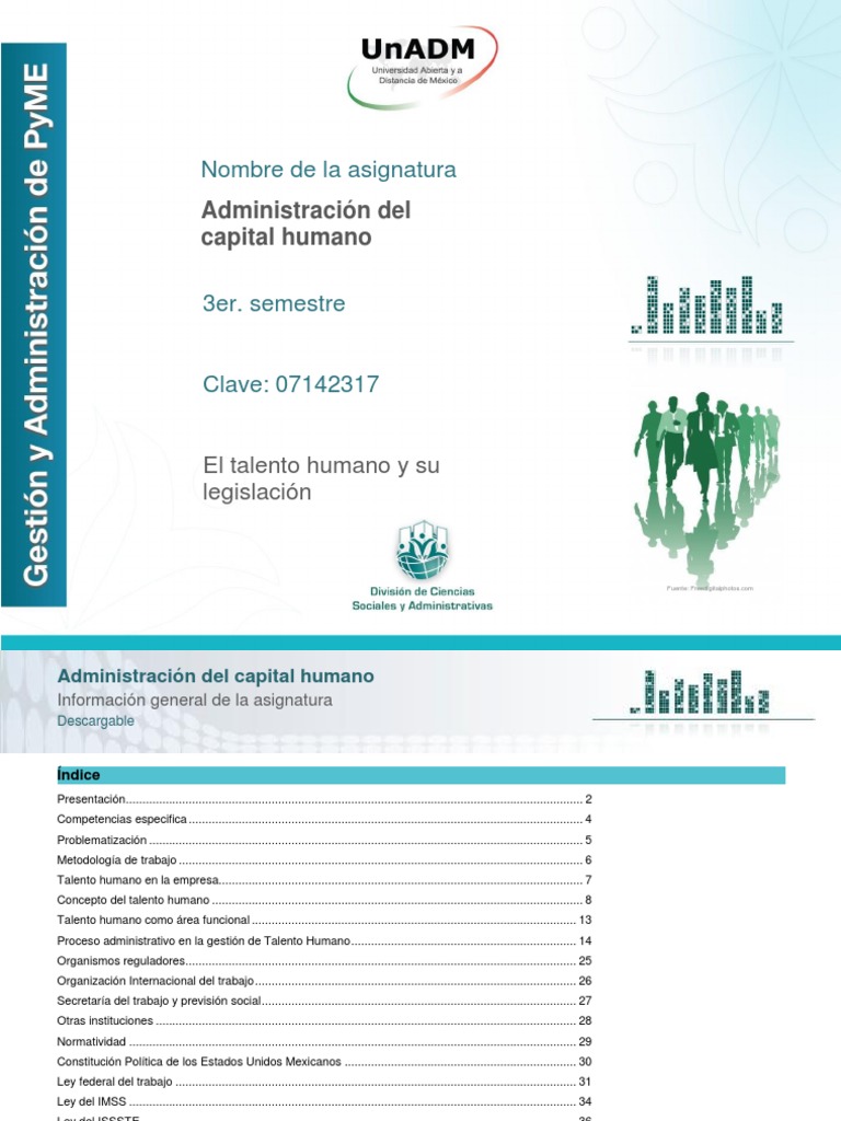 Administración Del Capital Humano. | PDF | Gestión de recursos humanos