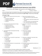 Postpartum Bonding Questionnaire (PBQ) | PDF