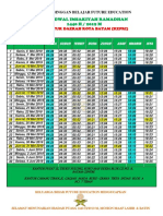 Jadwal Imsakiyah Ramadhan 1440 H / 2019 M: Untuk Daerah Kota Batam (Kepri)