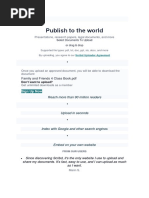 Publish To The World: Presentations, Research Papers, Legal Documents, and More