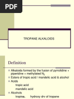 Tropane Alkaloids