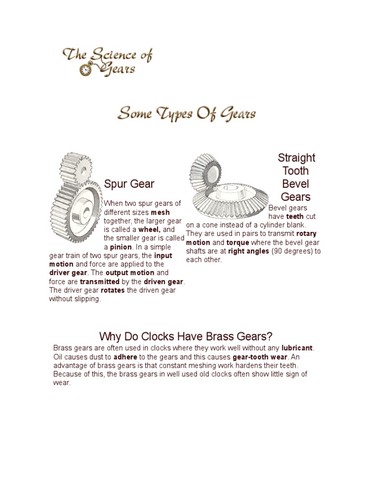 Straight Tooth Bevel Gears Motion and Torque Where The Bevel Gear