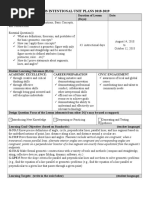 intentional unit plan q1