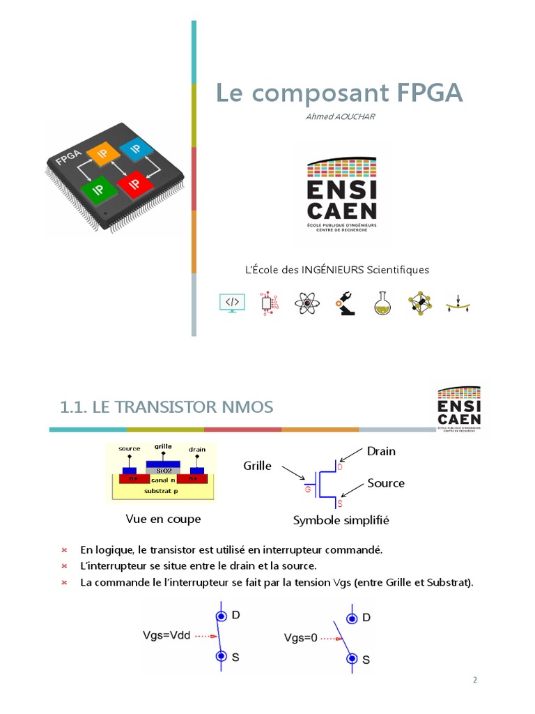 Cours Fpga | PDF | Fonction logique | CMOS