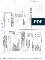 21 Departmental Exams Account Test Pension Problems