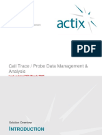 ActixOne Call Trace Management Detail 25th March 2009 DRAFT