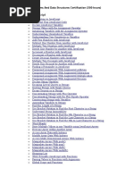 Javascript Algorithms and Data Structures Certification