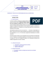 Formato 01 - Esquema de Proyectos Rsu